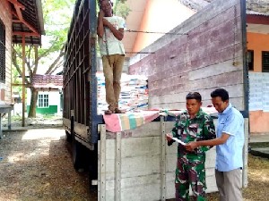 Babinsa Koramil 01/Seulimeum Siap Kawal Distribusi Bansos Rastra